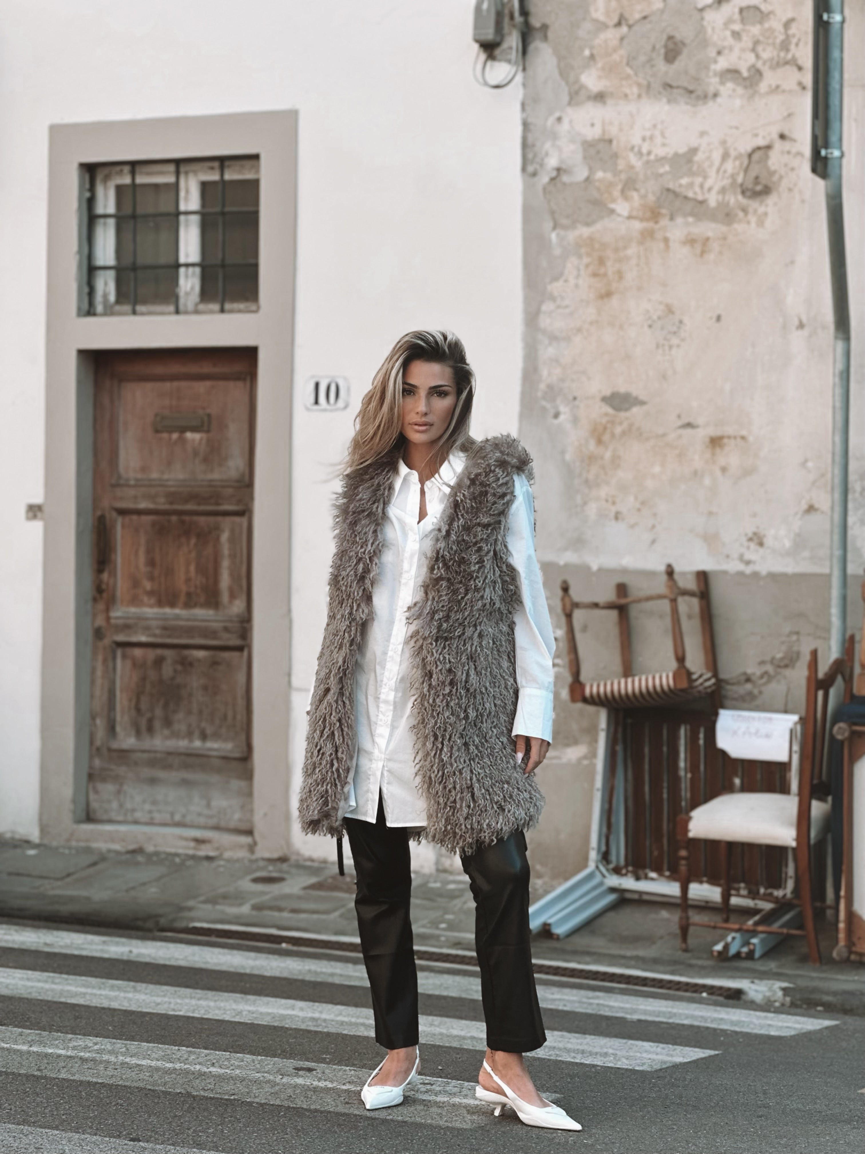Alexia Faux Fur väst