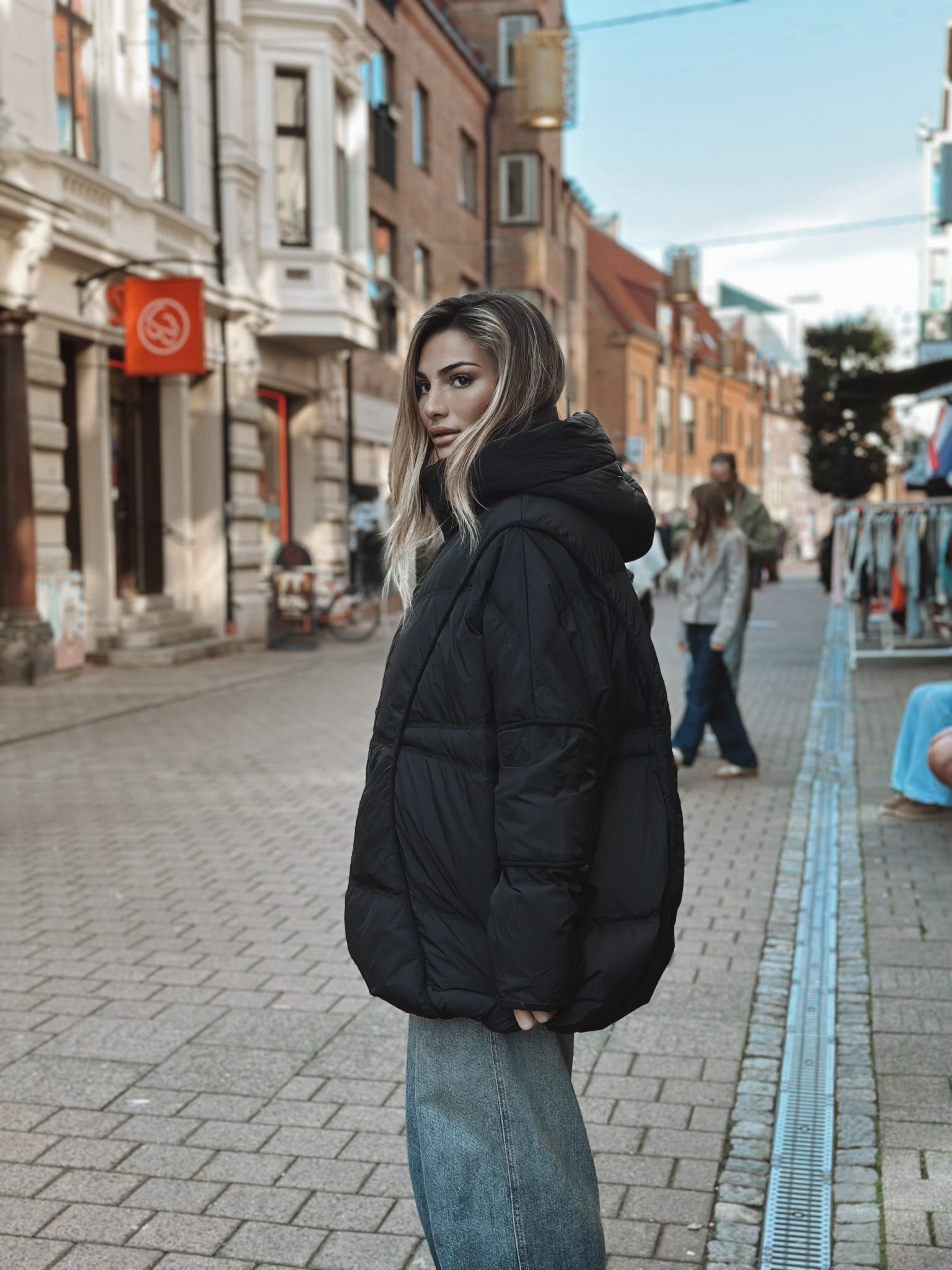 Oversized dunjacka – 2 färger