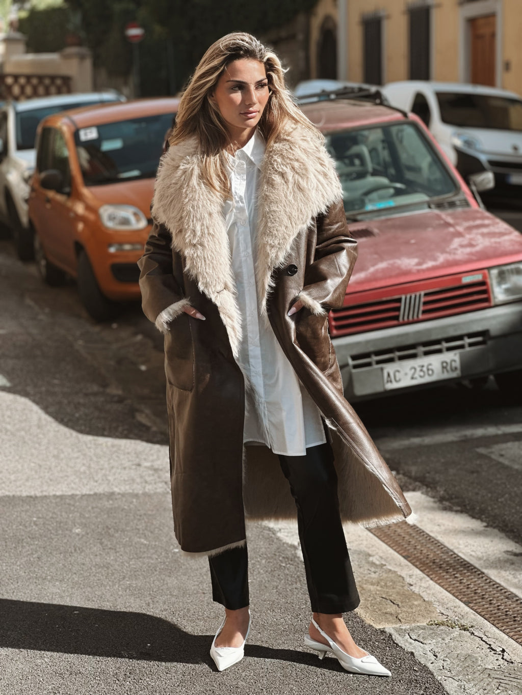 Teddy inside out Faux fur