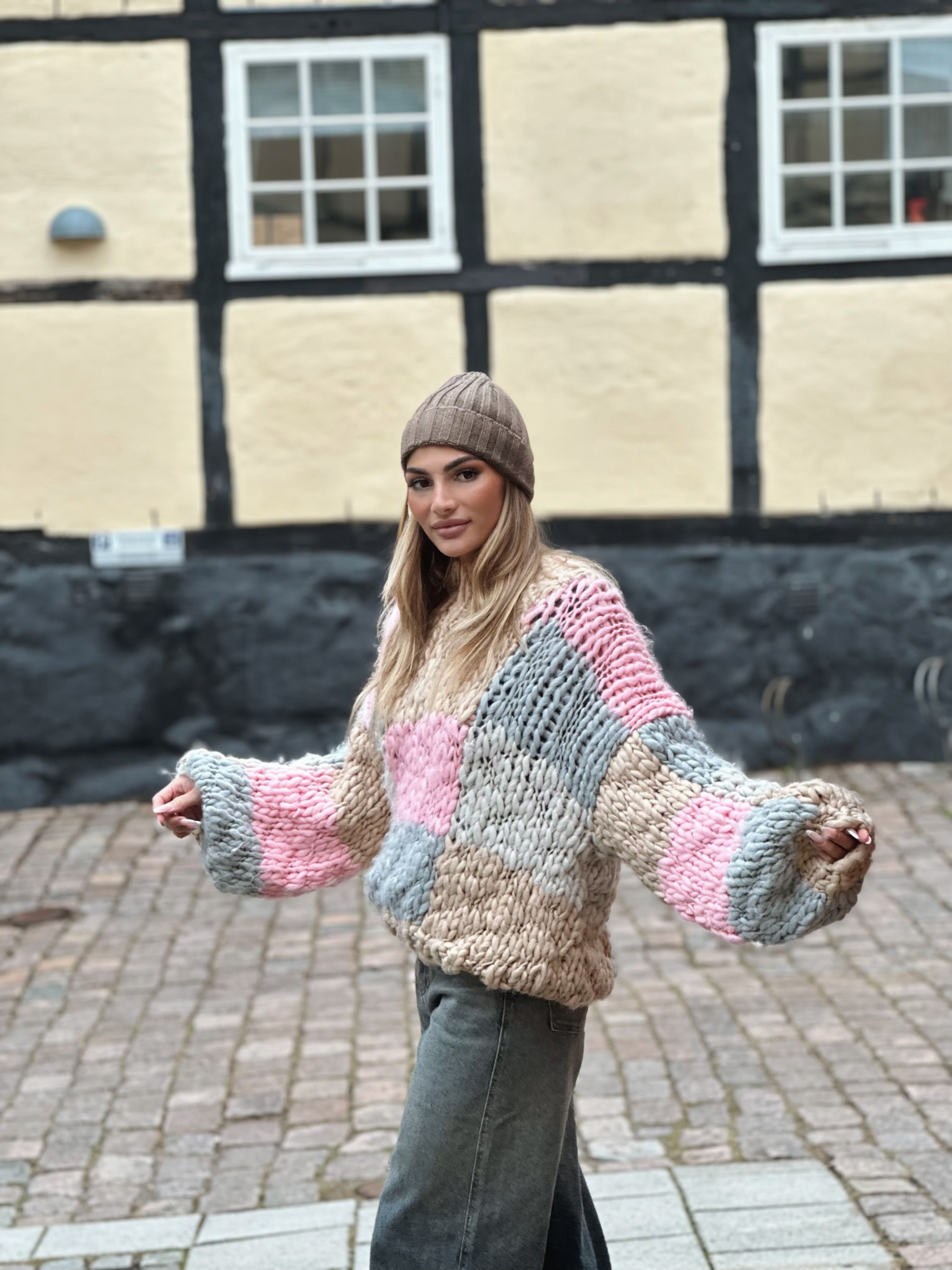 Chunky knit tröja