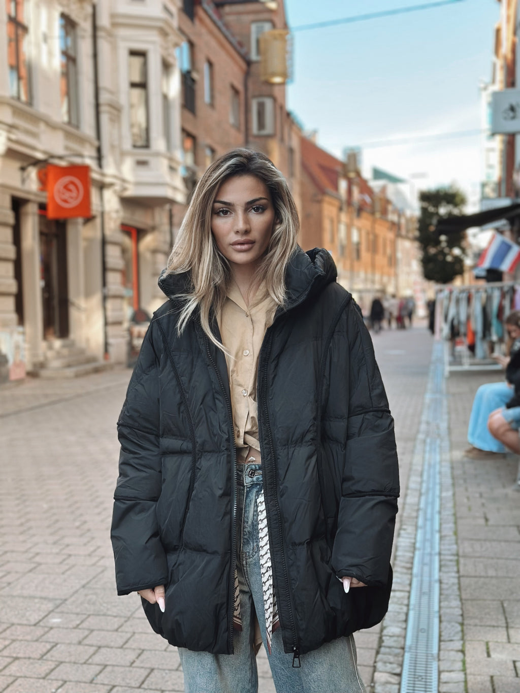 Oversized dunjacka – 2 färger