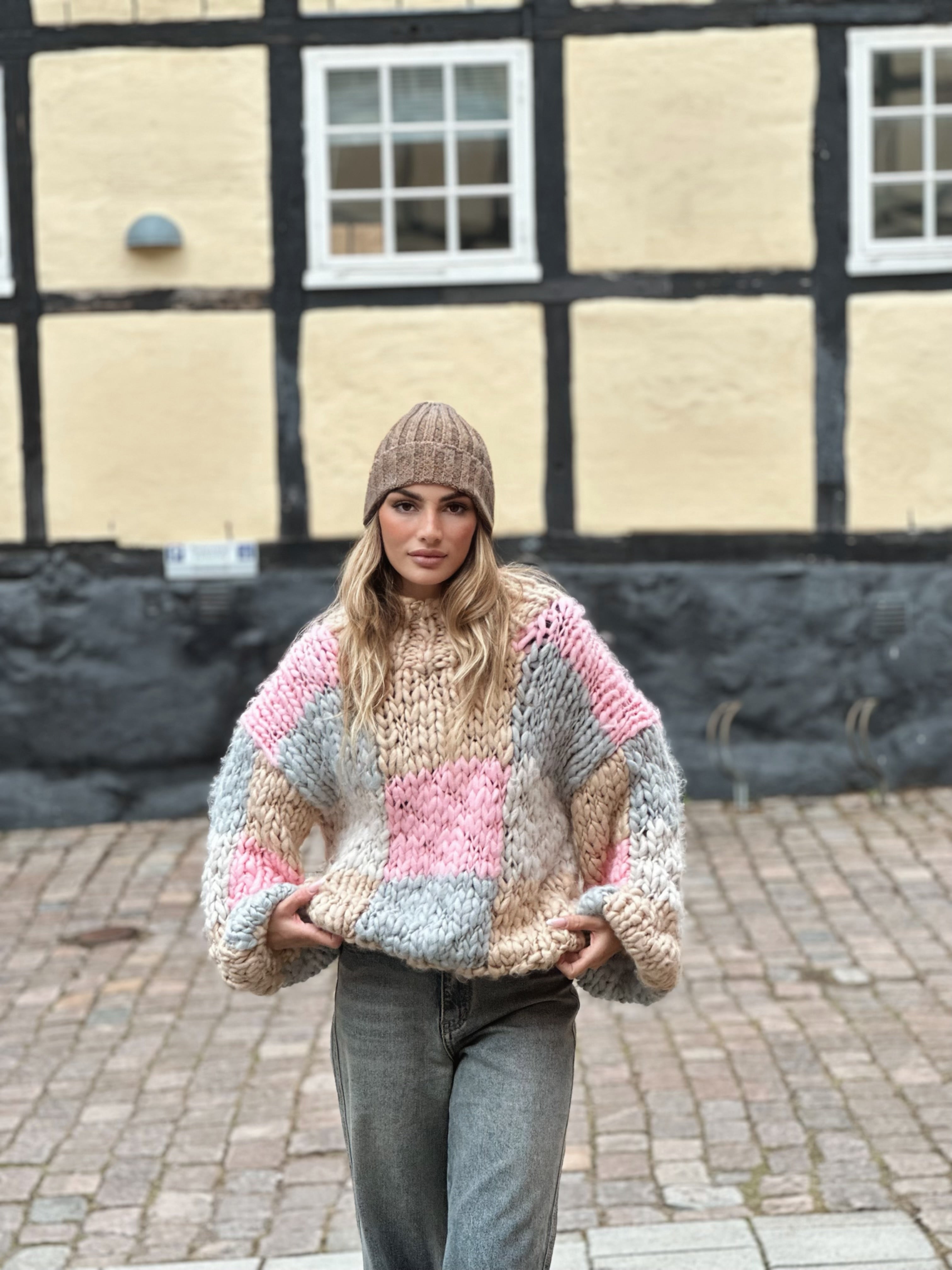 Chunky knit tröja