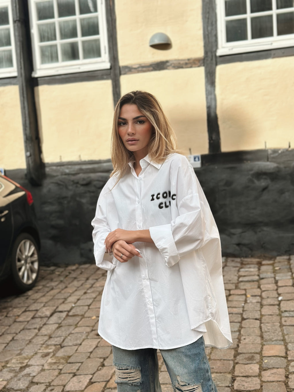 Icon oversized skjorta