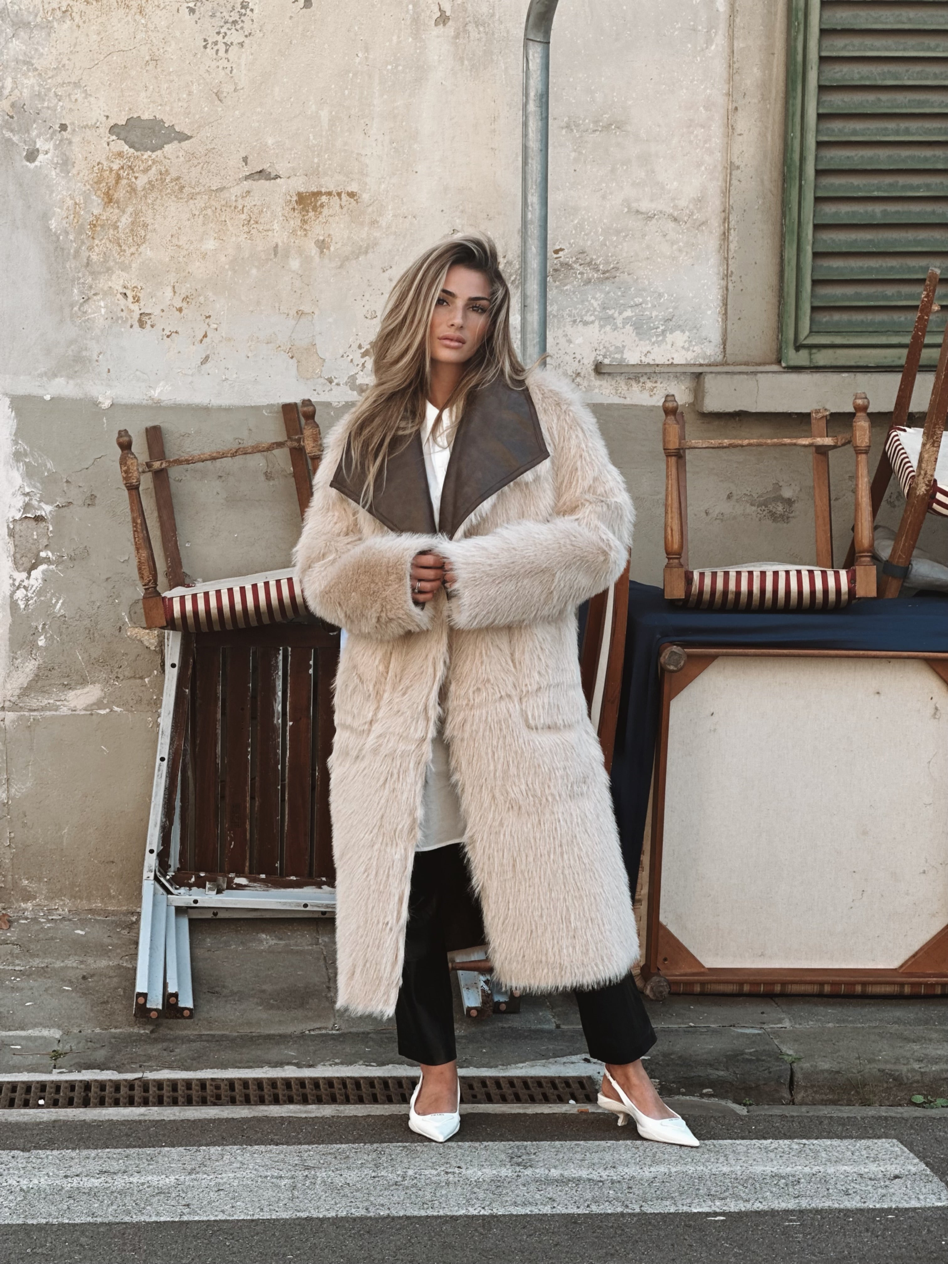 Teddy inside out Faux fur