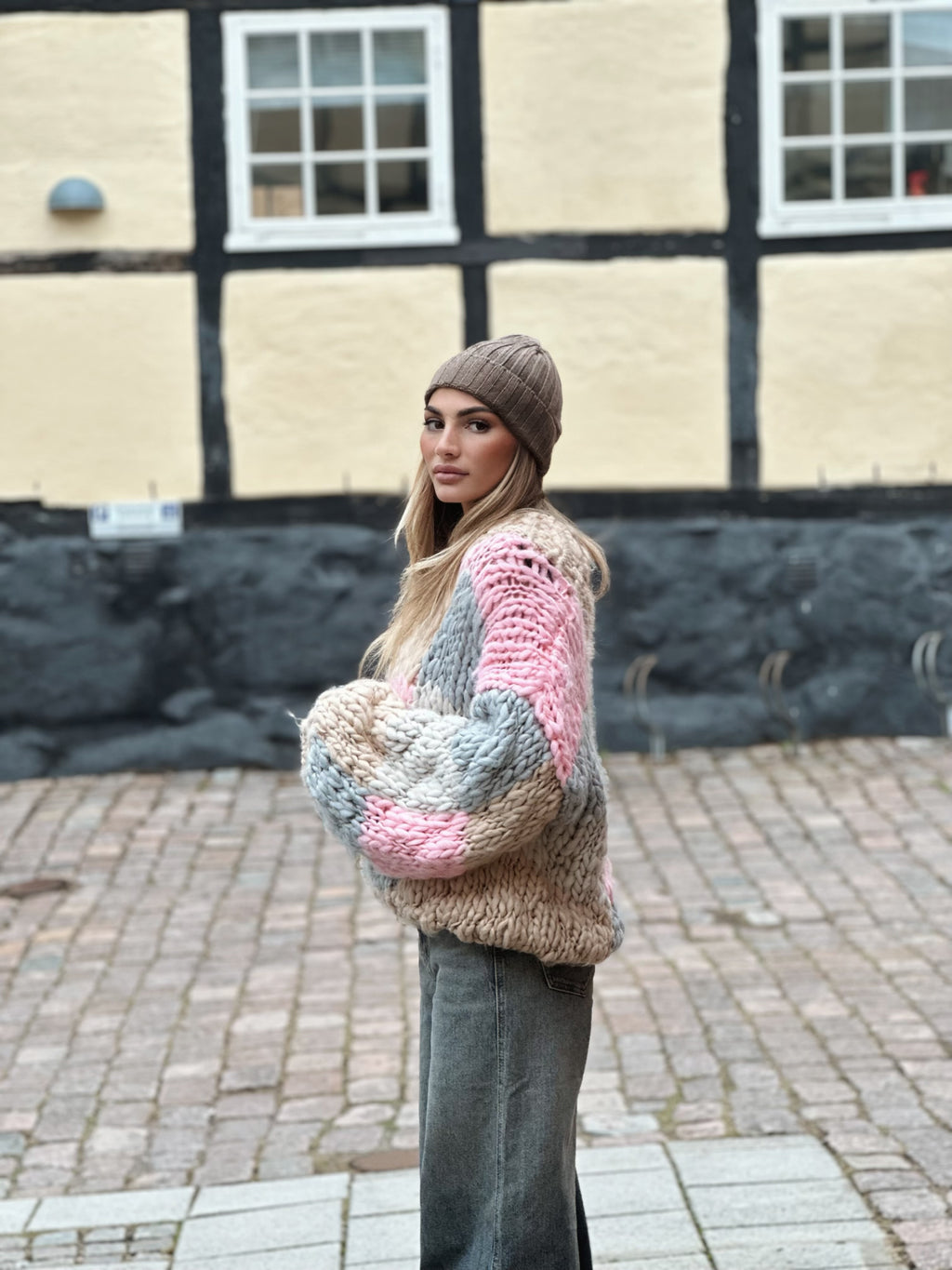 Chunky knit tröja