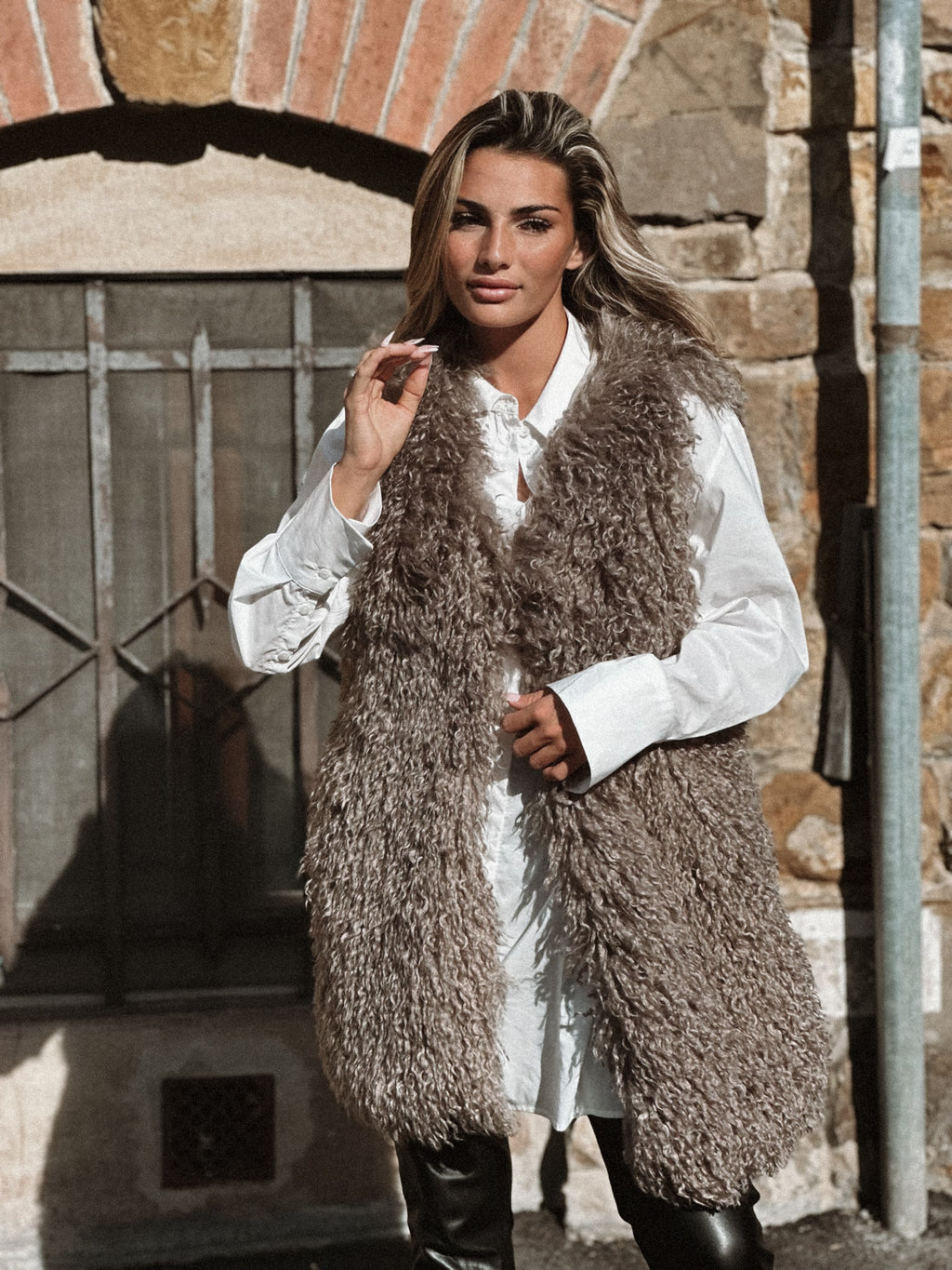 Alexia Faux Fur väst