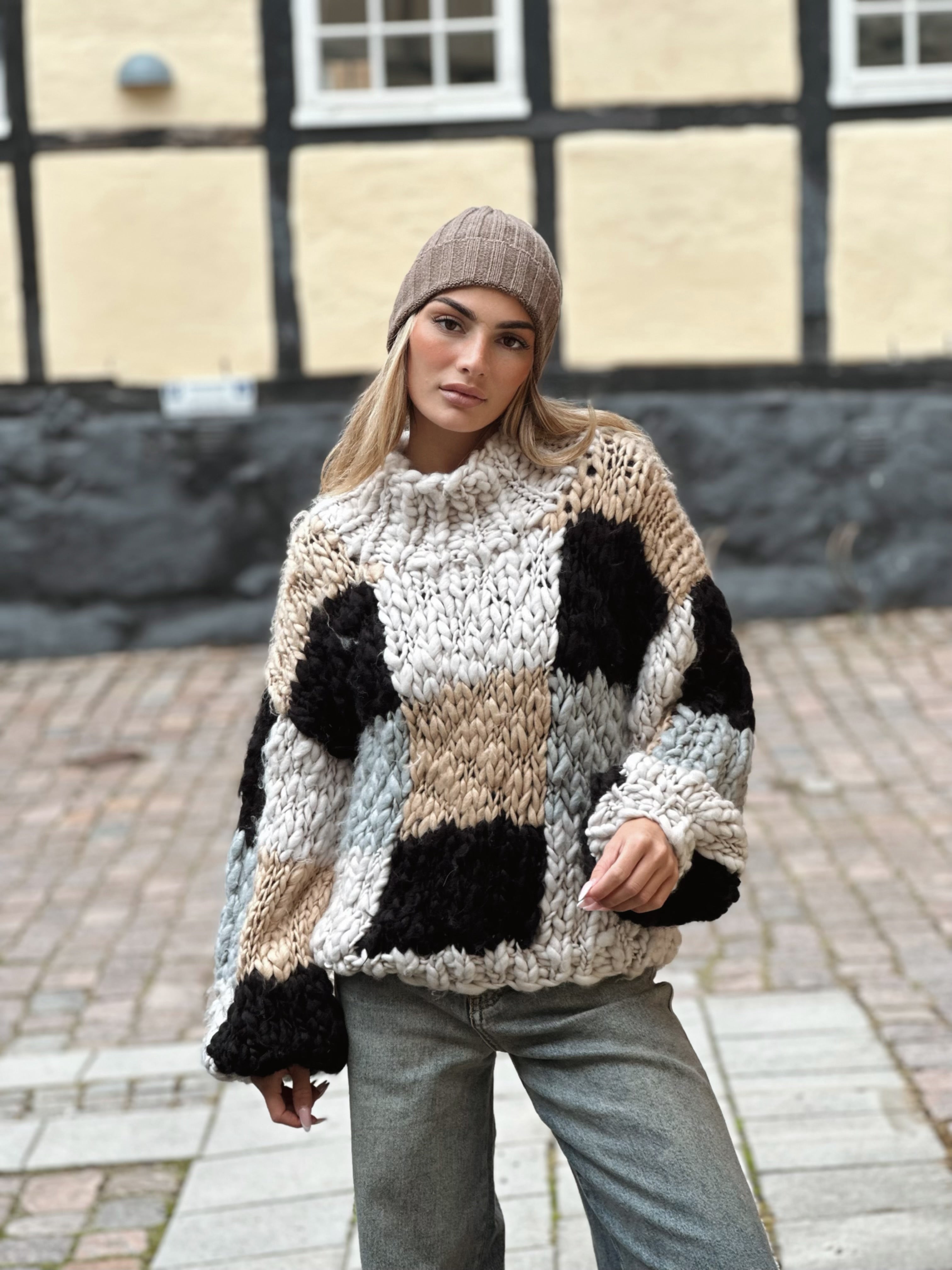 Chunky knit tröja