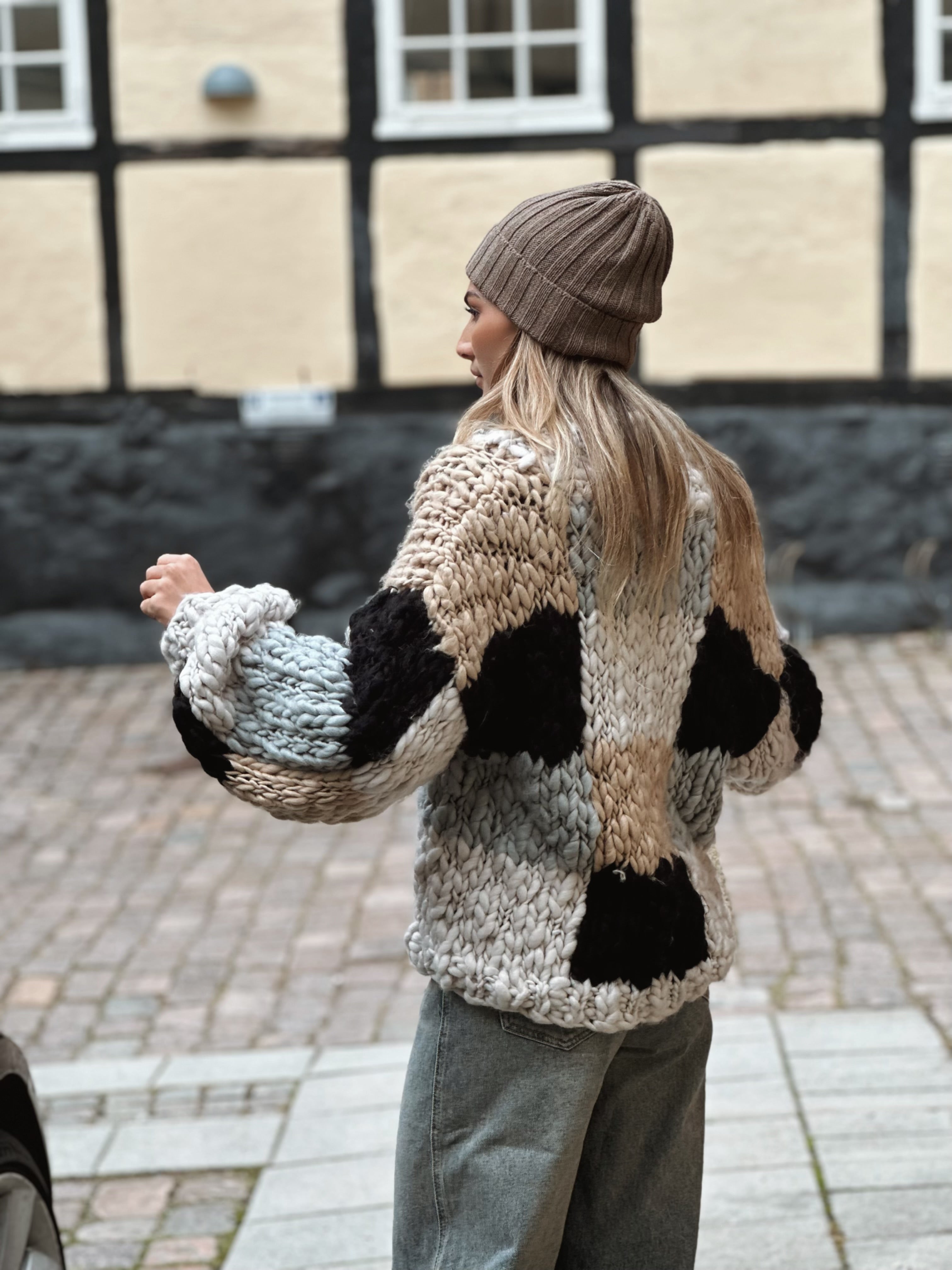 Chunky knit tröja
