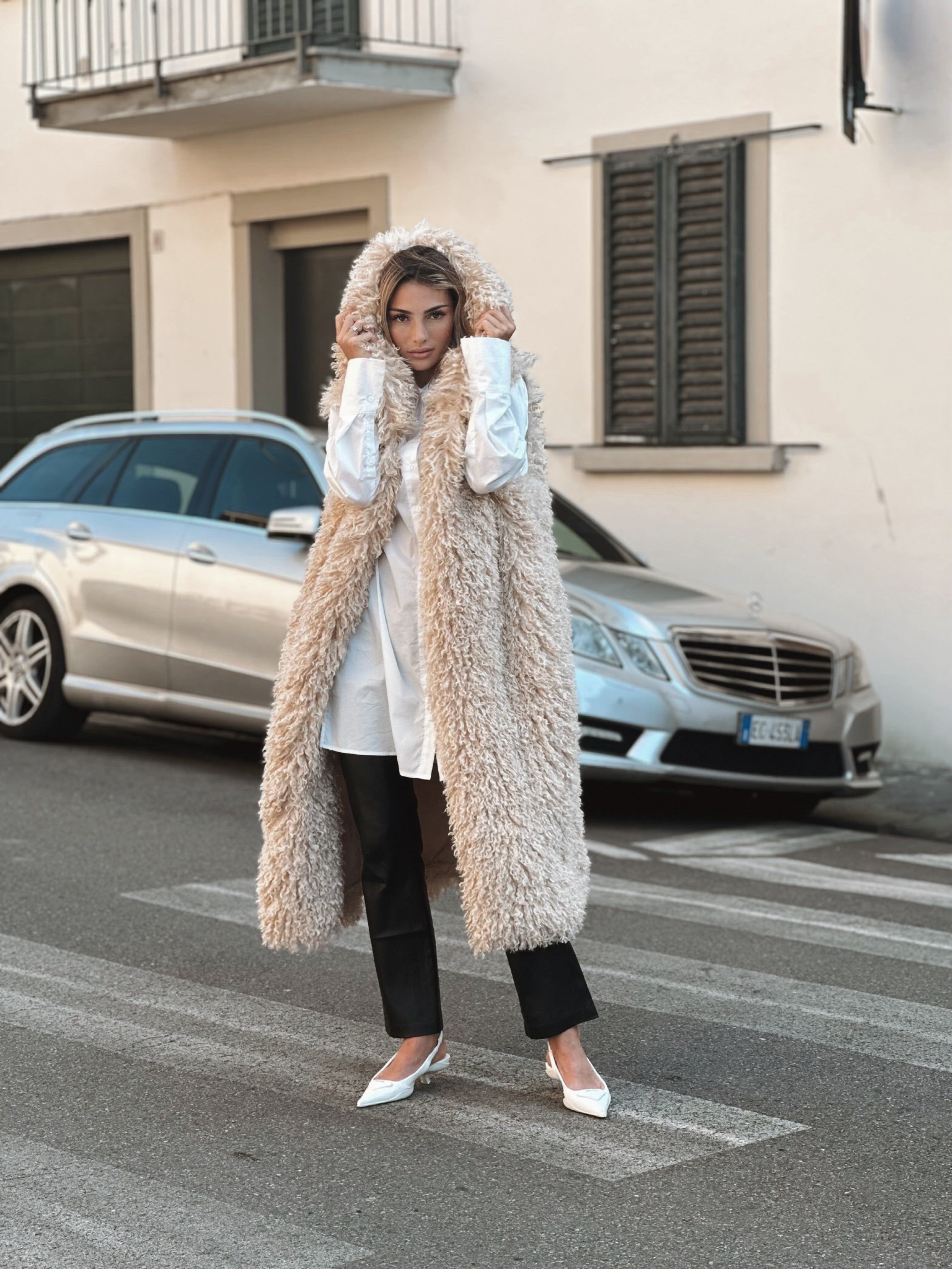 Alexia faux fur west Long
