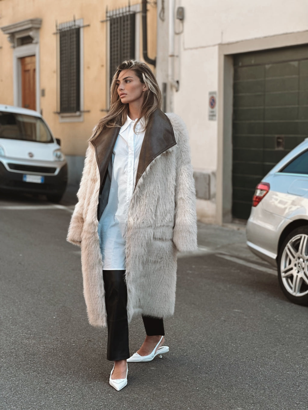 Teddy inside out Faux fur