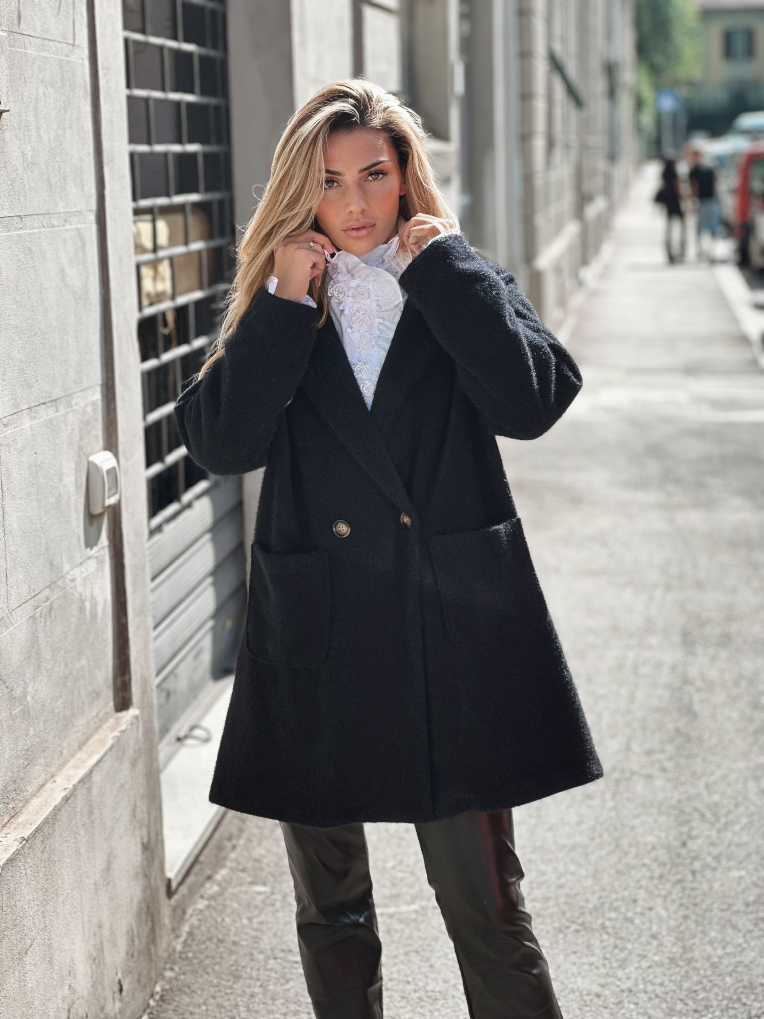 Mysig oversized kappa