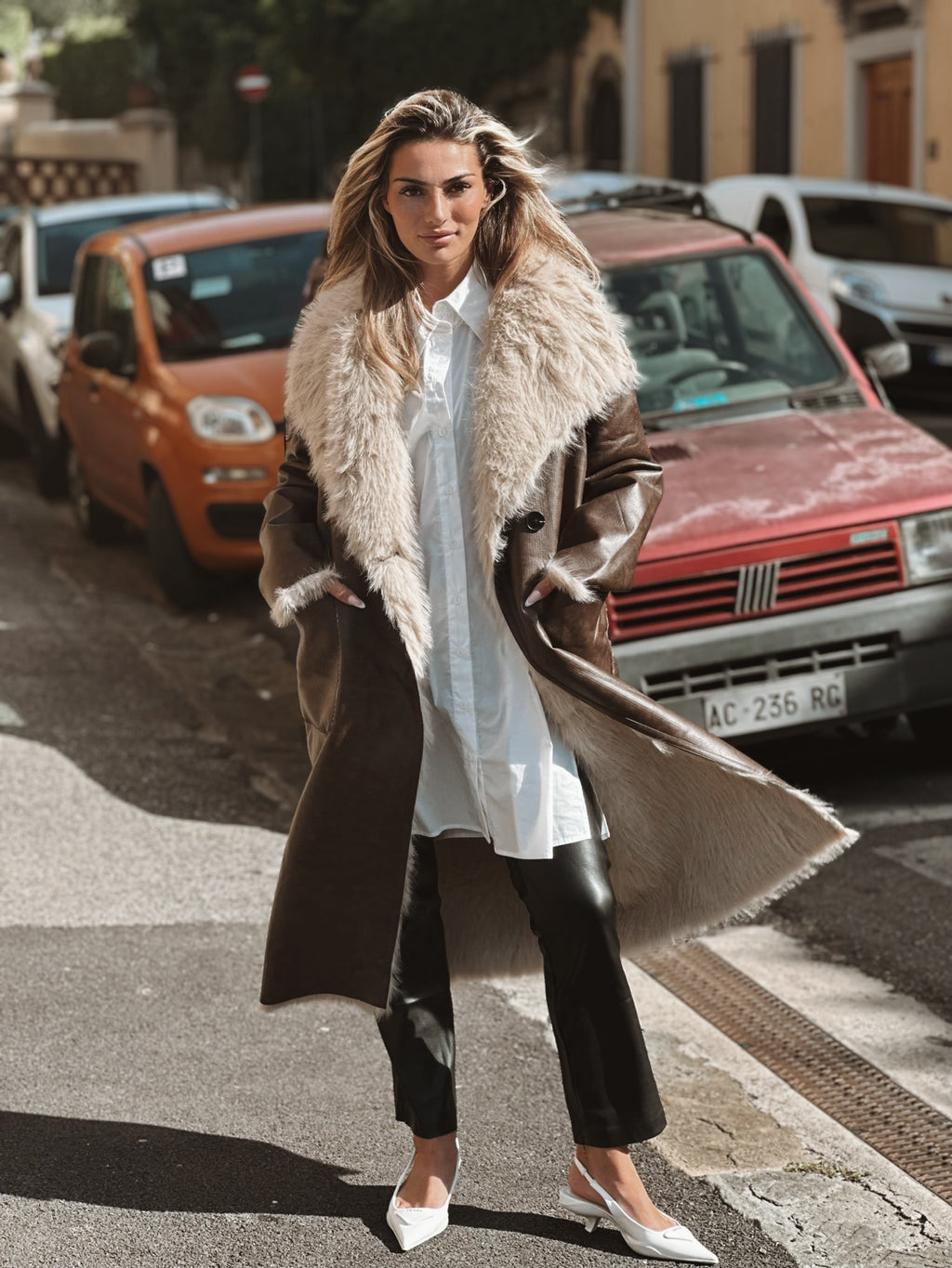 Teddy inside out Faux fur