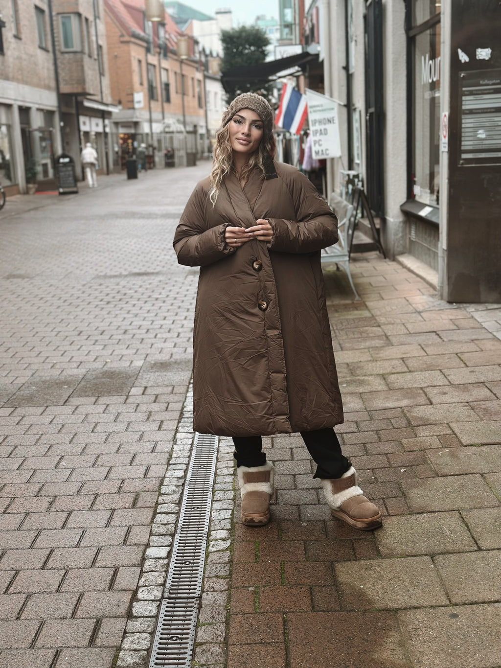 Long Oversized dunjacka – 2 färger