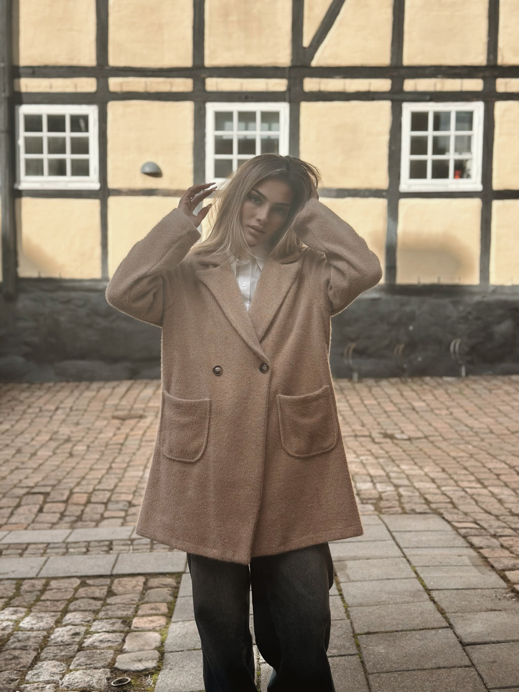 Mysig oversized kappa