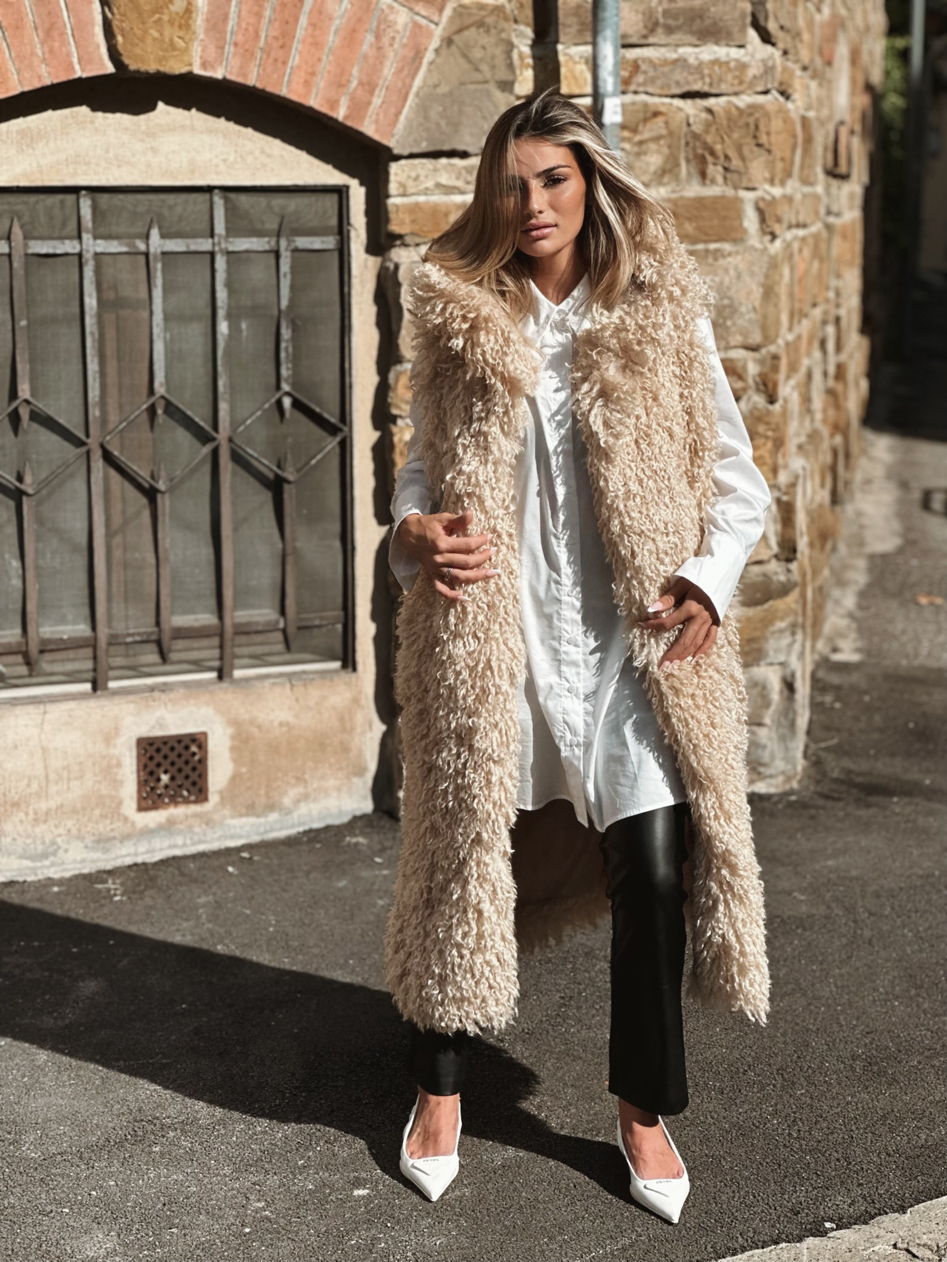 Alexia faux fur west Long