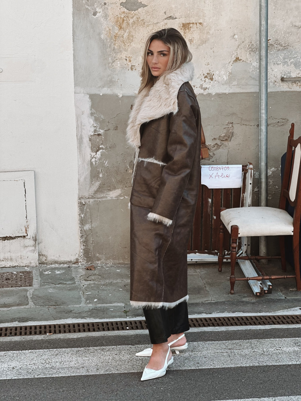 Teddy inside out Faux fur