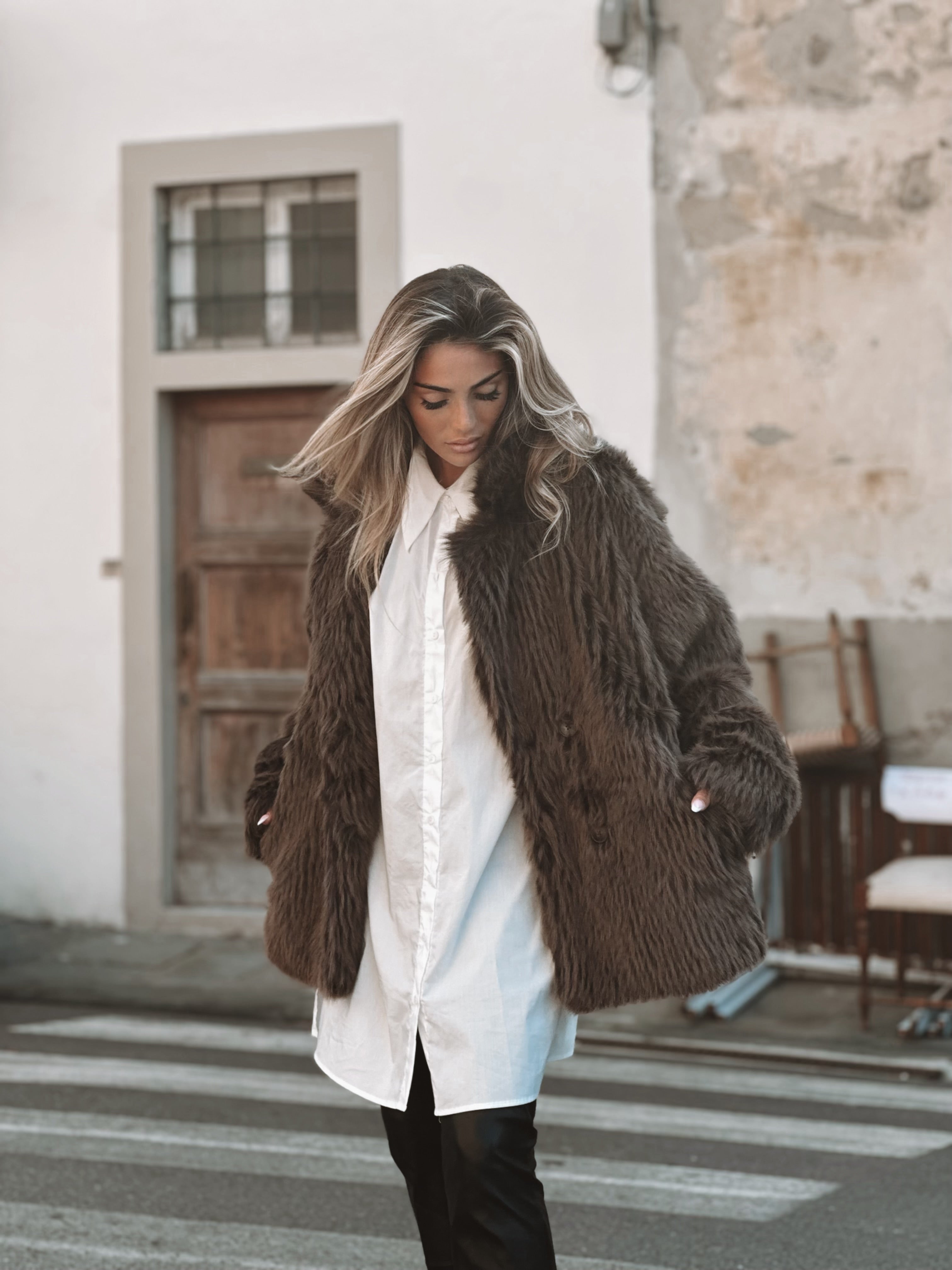 Faux Fur short