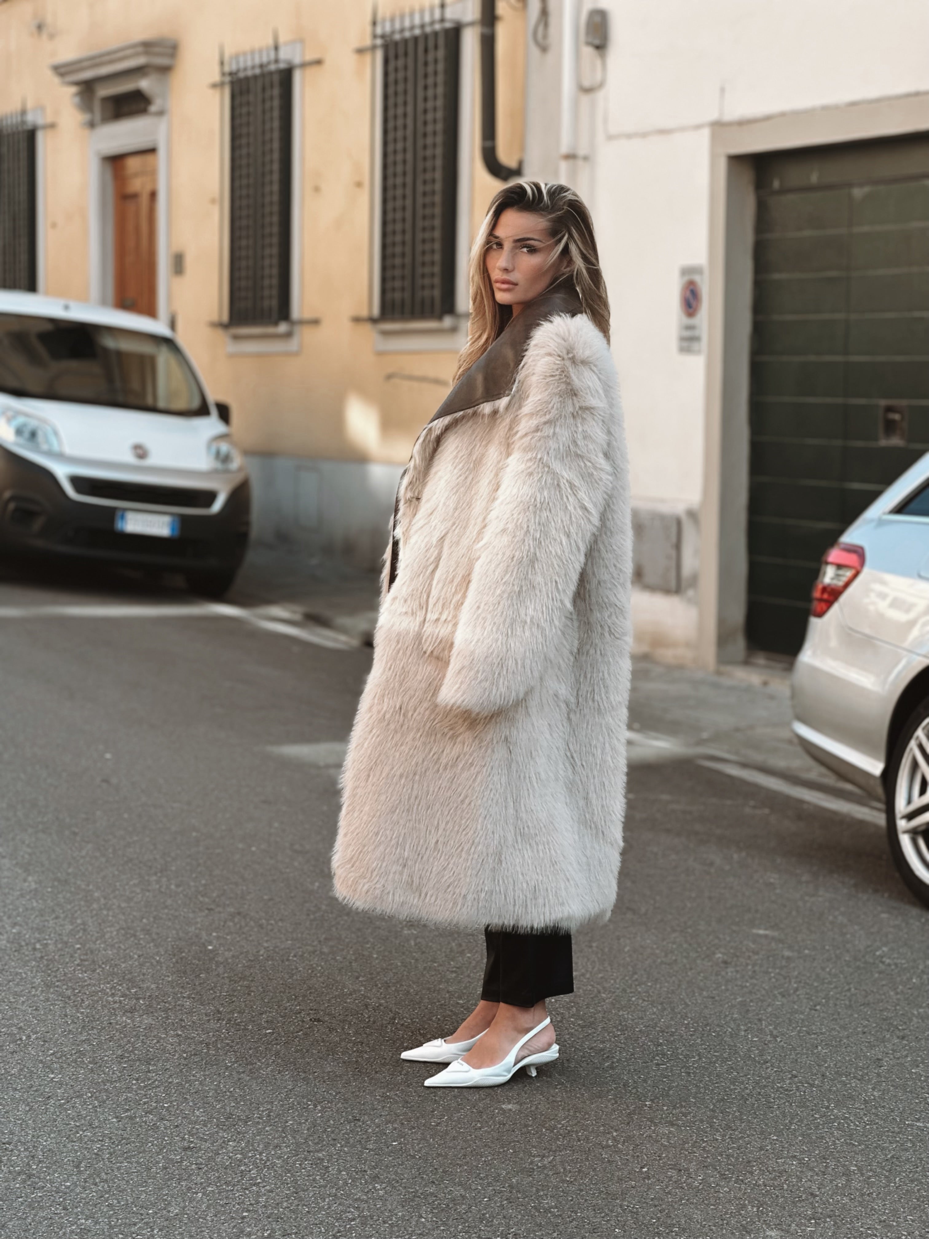 Teddy inside out Faux fur