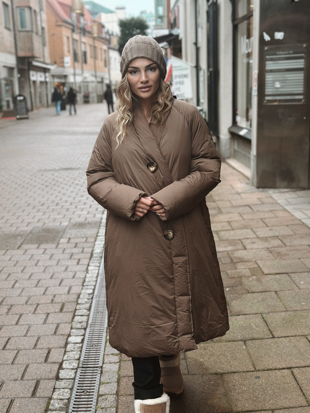 Long Oversized dunjacka – 2 färger