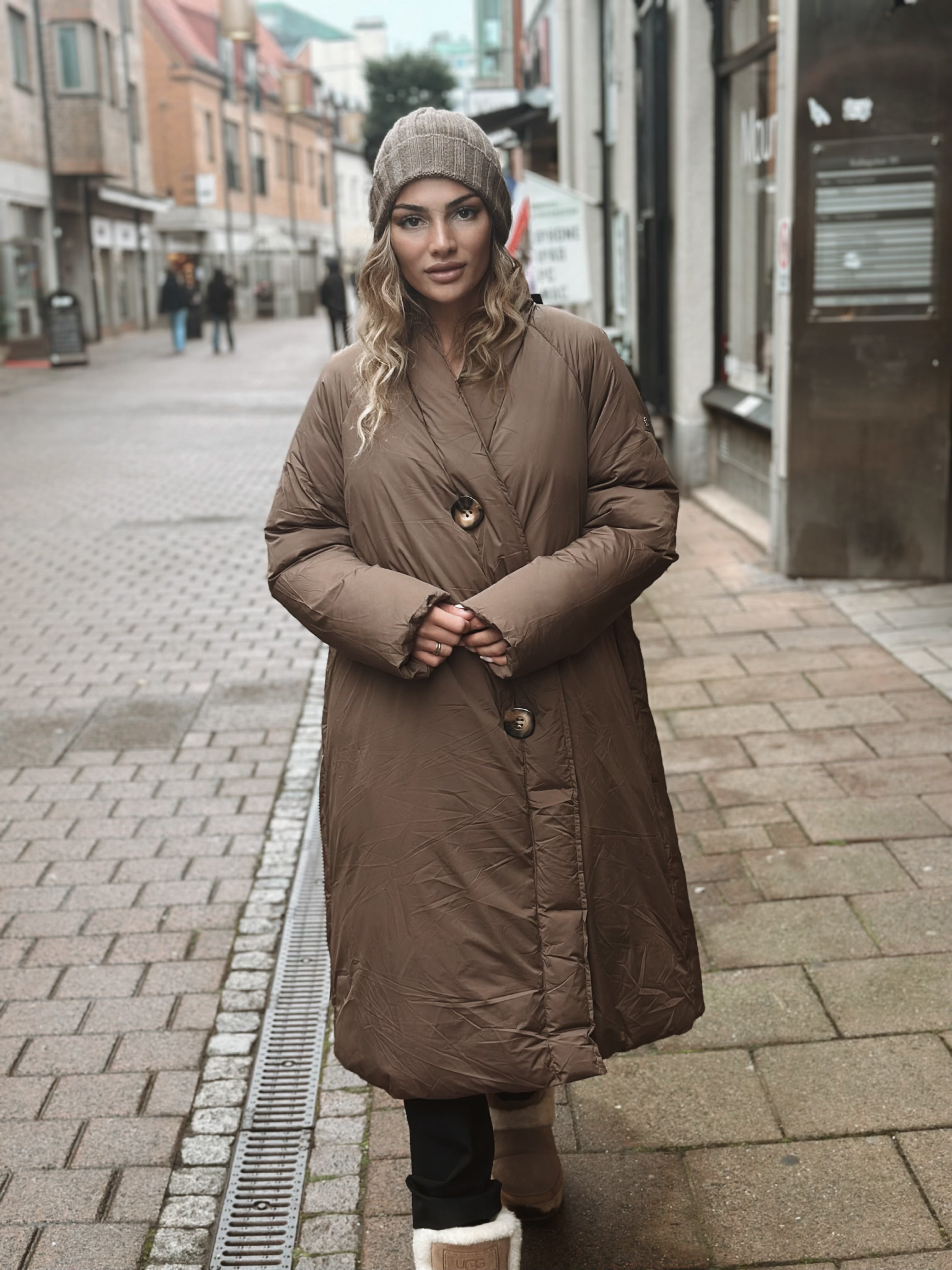 Long Oversized dunjacka – 2 färger