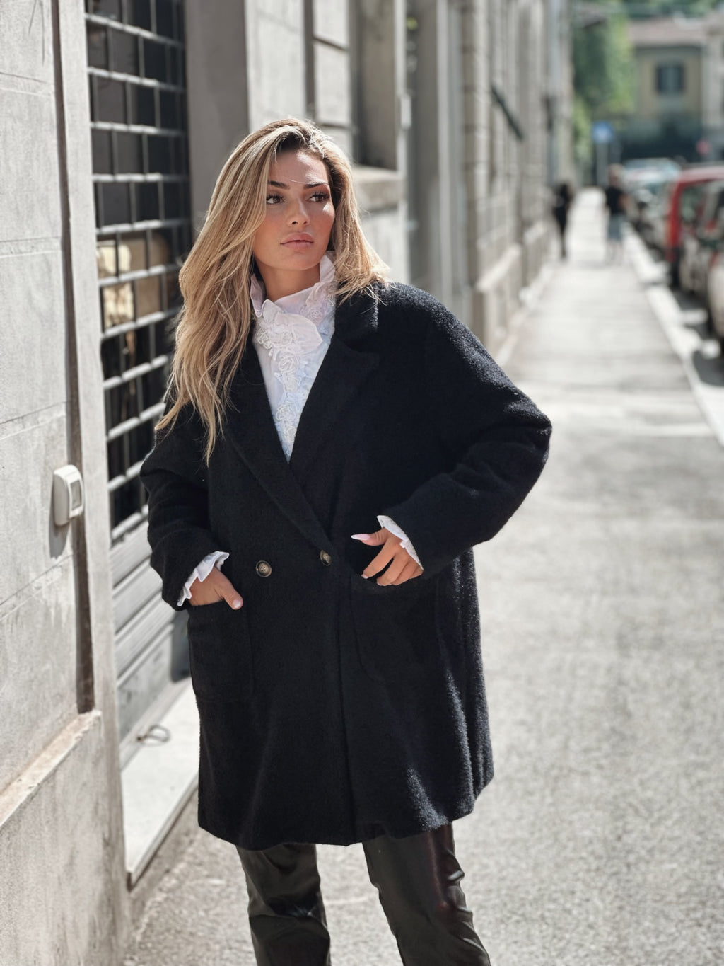 Mysig oversized kappa