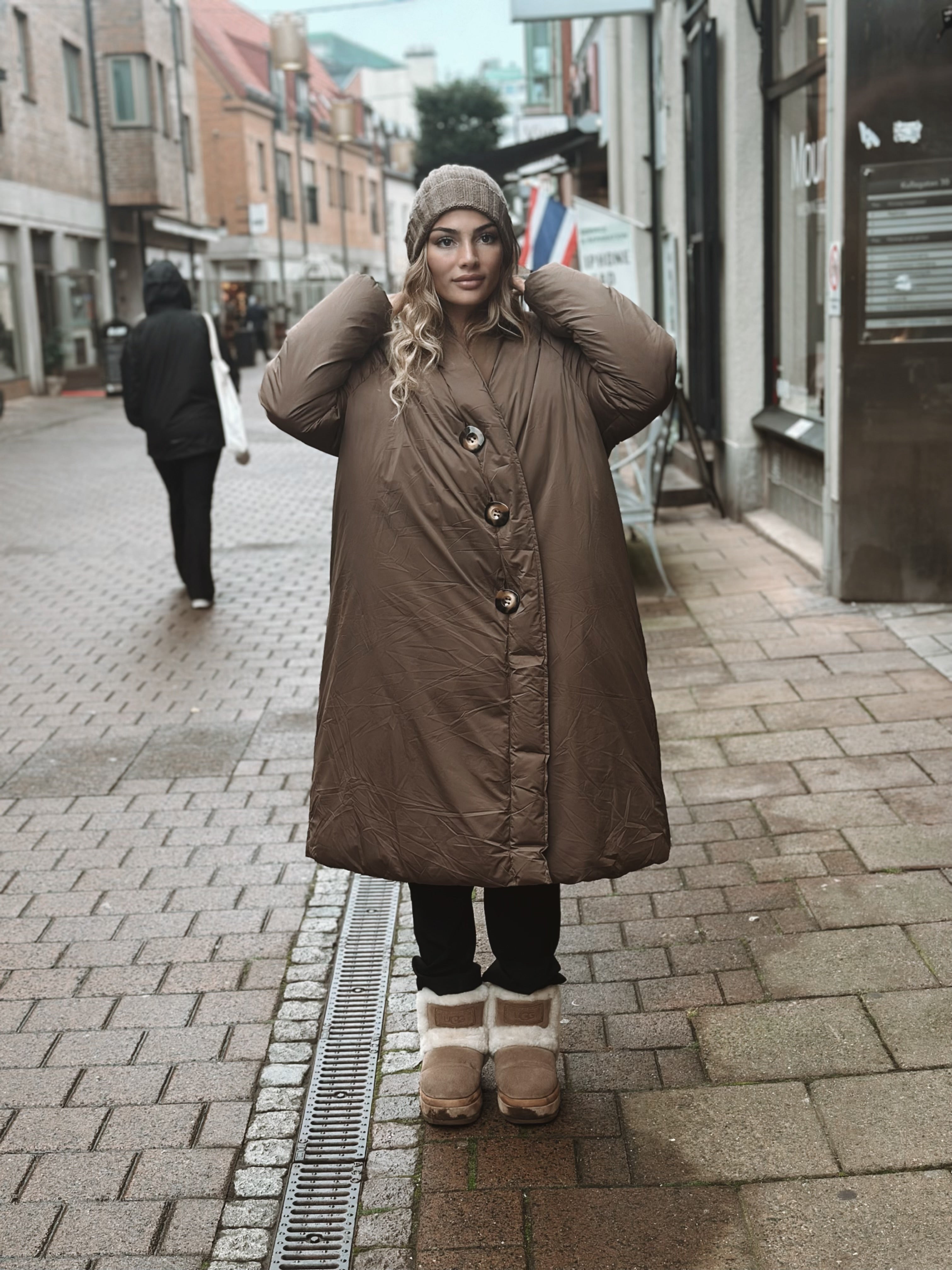 Long Oversized dunjacka – 2 färger