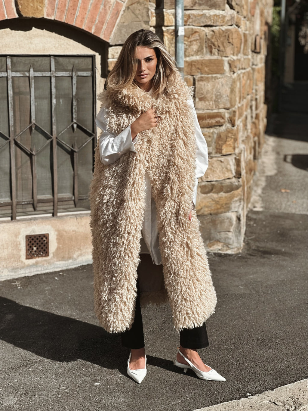 Alexia faux fur west Long