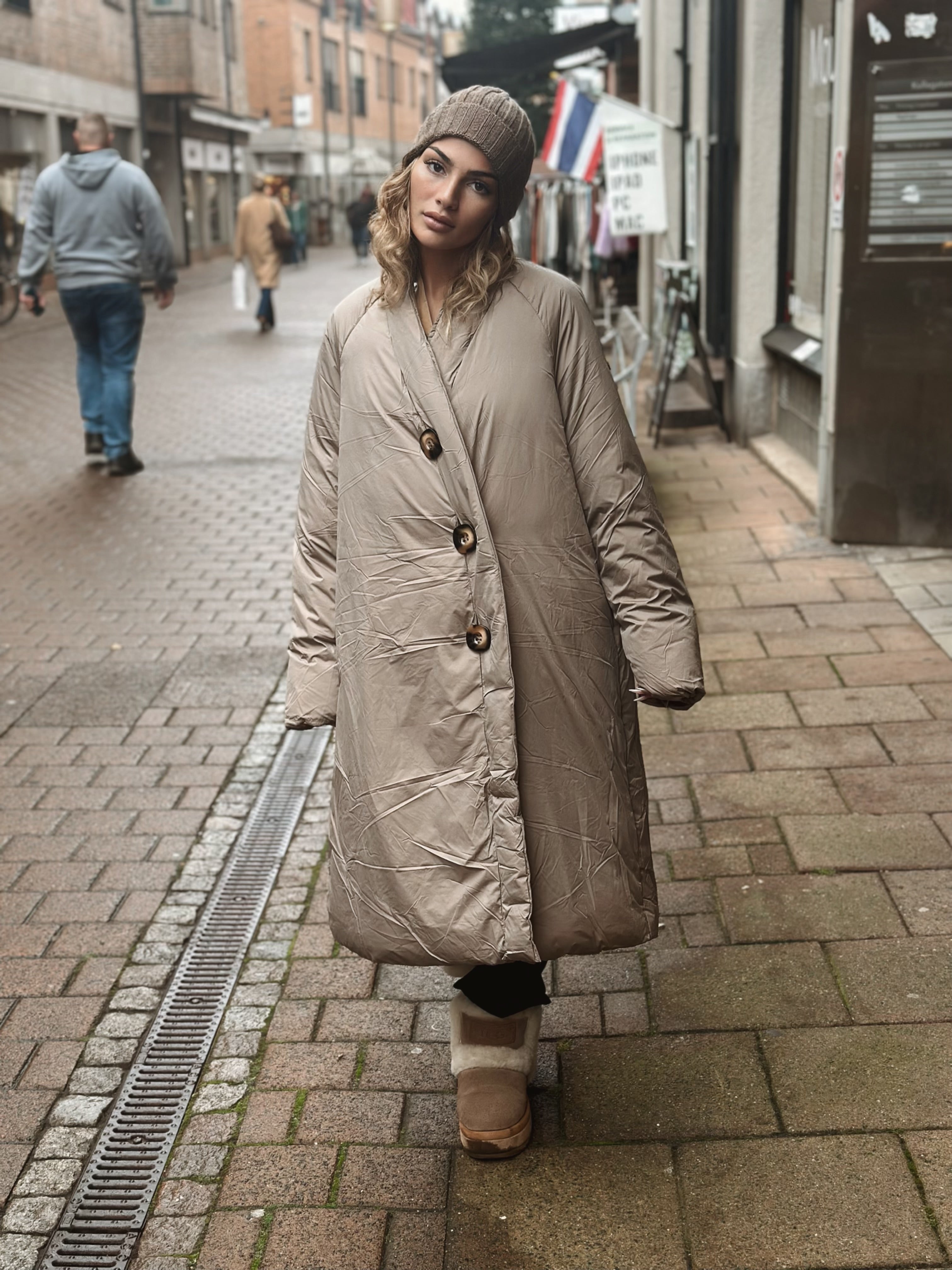 Long Oversized dunjacka – 2 färger