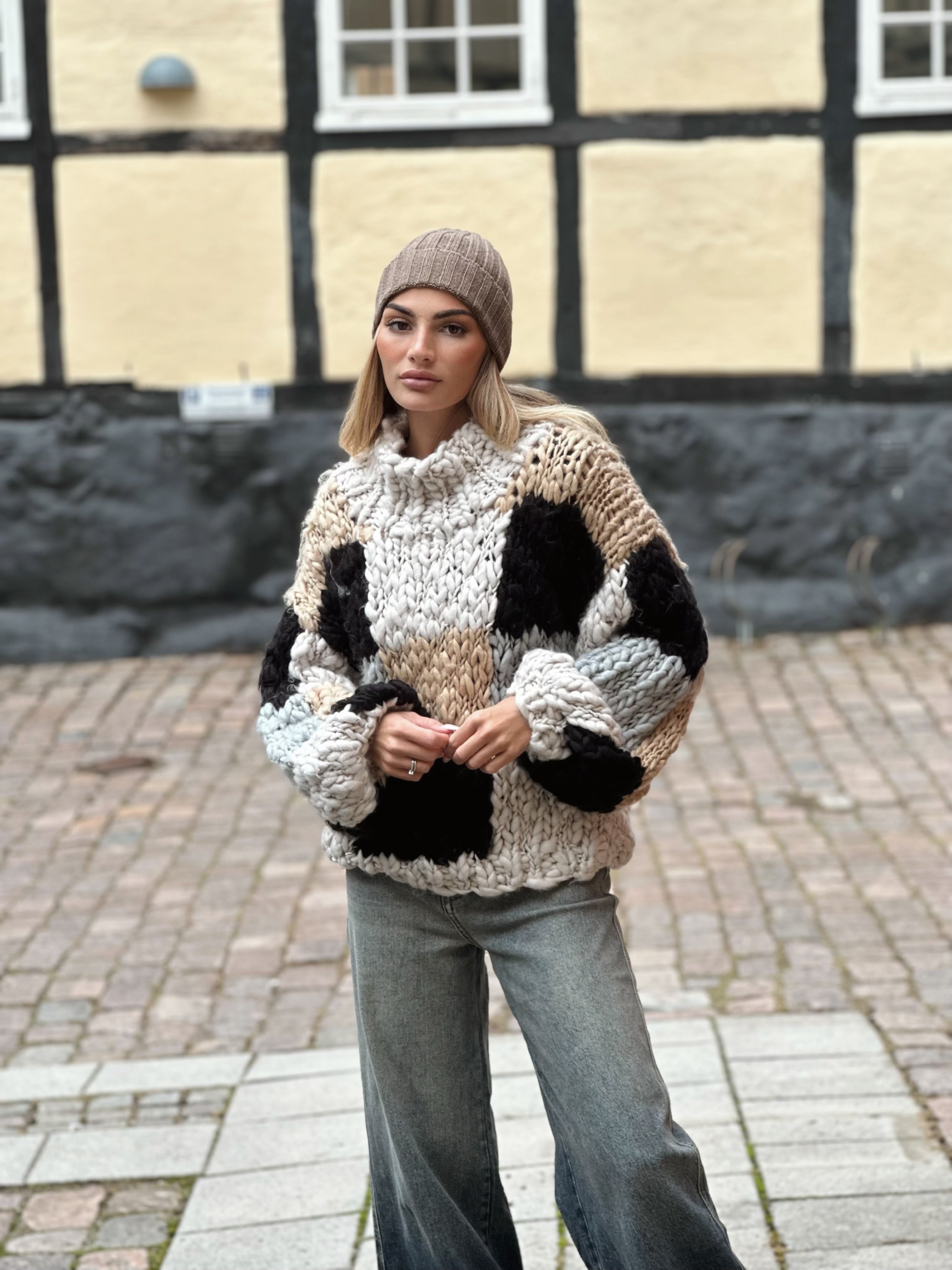 Chunky knit tröja