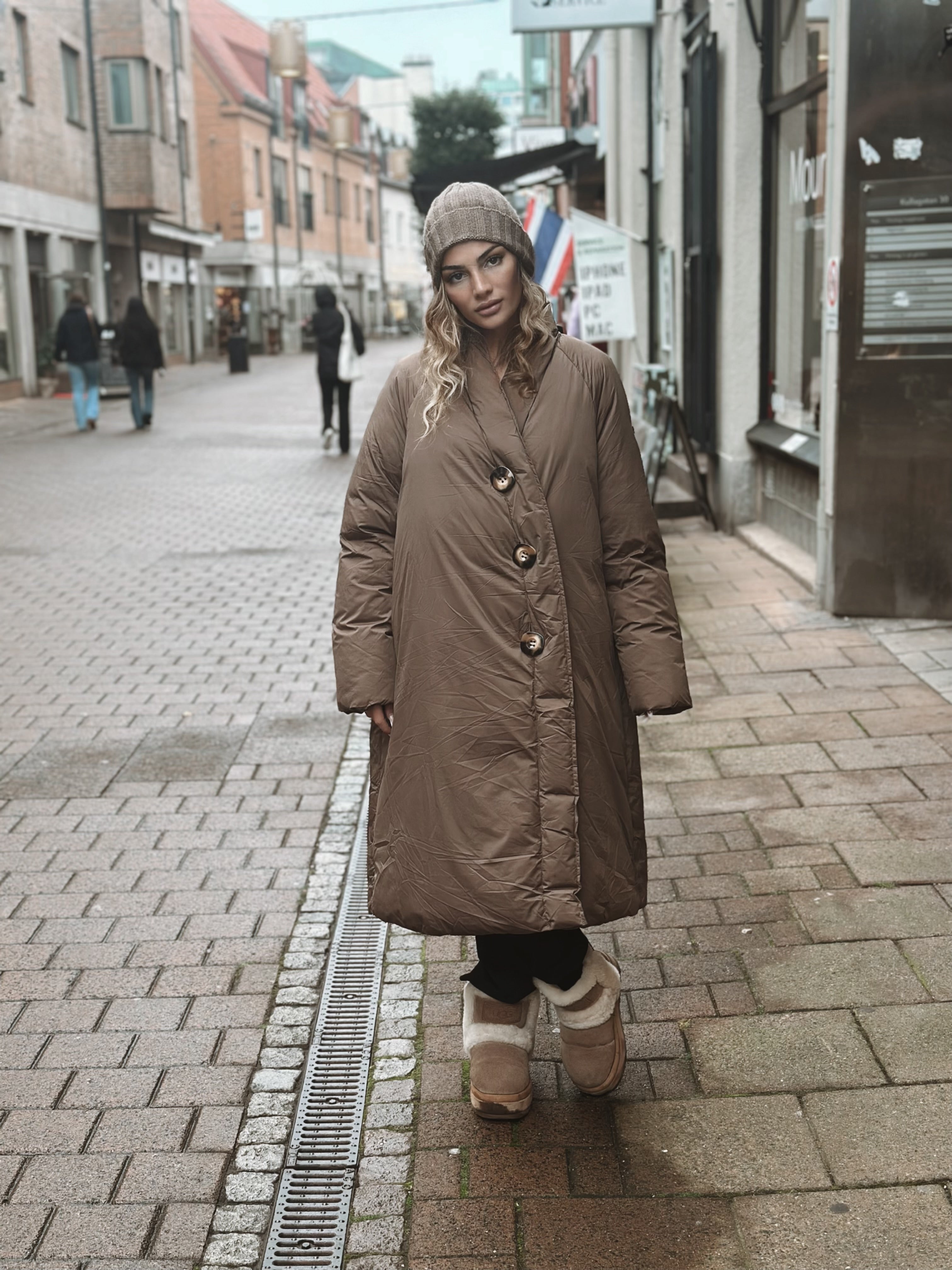 Long Oversized dunjacka – 2 färger