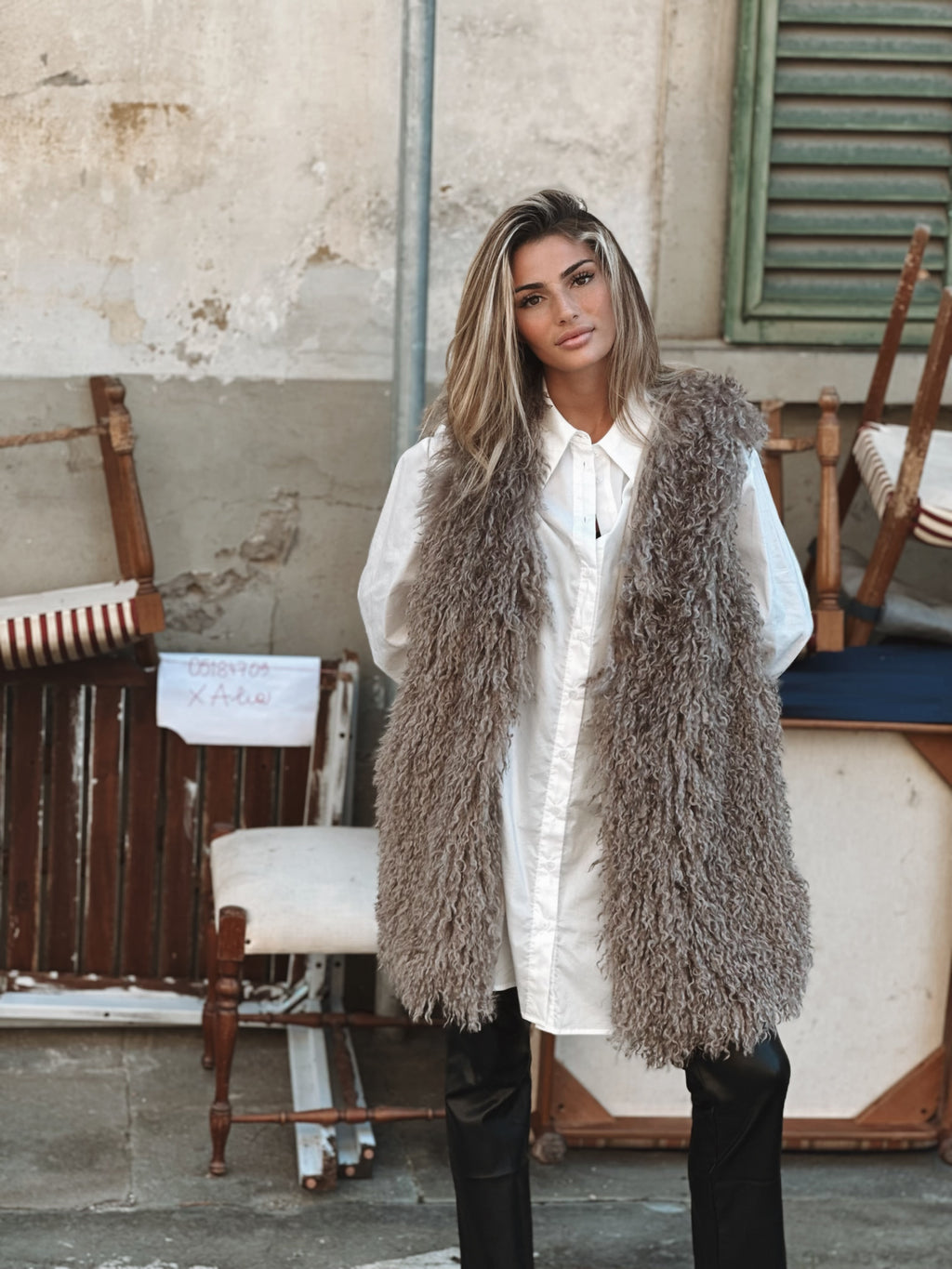 Alexia Faux Fur väst