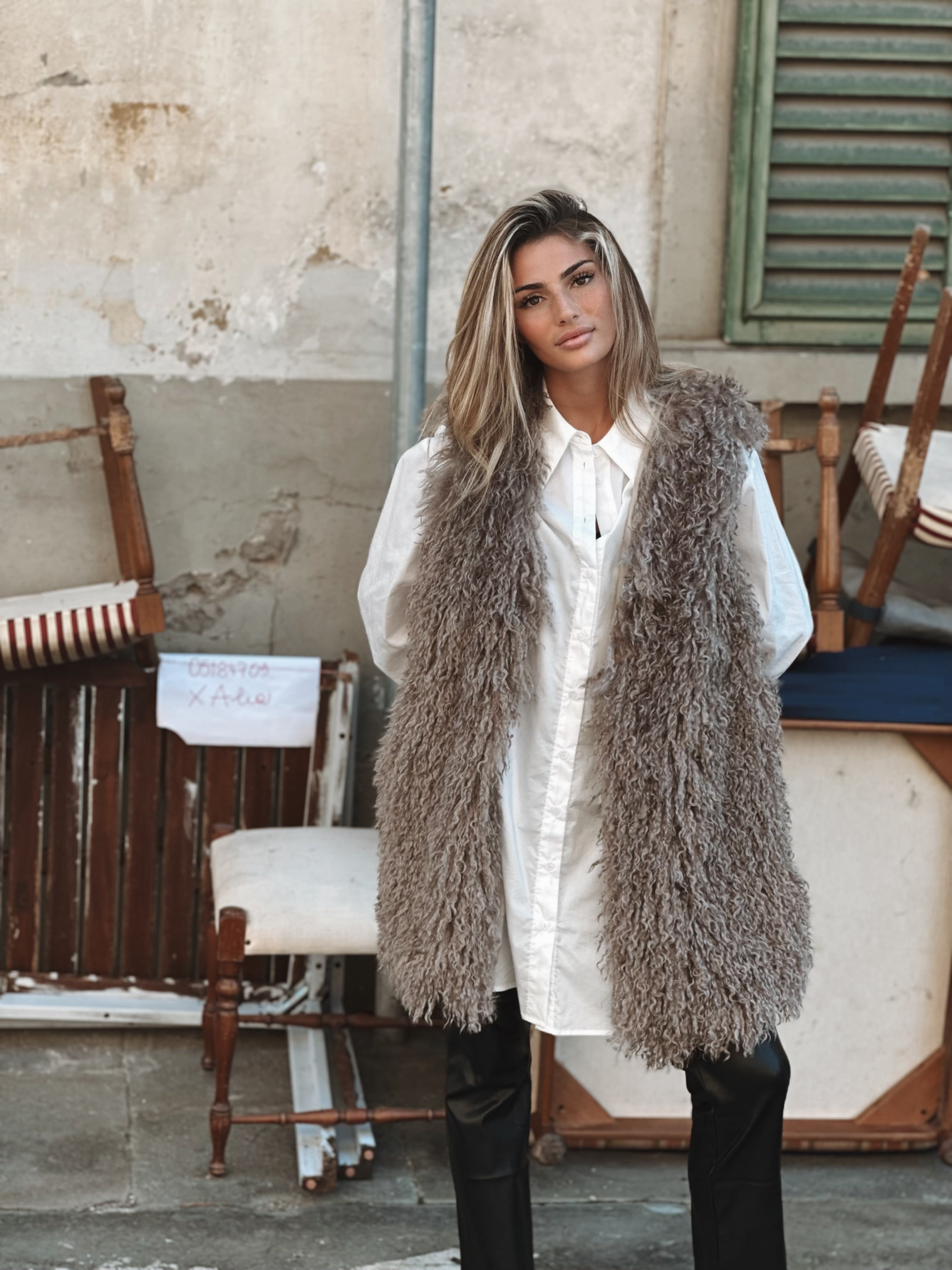 Alexia Faux Fur väst